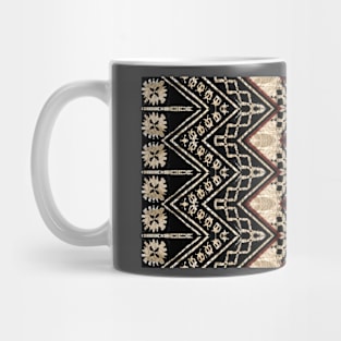 Fijian Tapa Cloth 38 by Hypersphere Mug